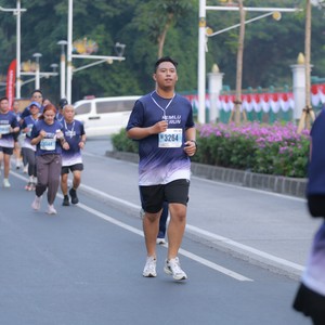 Race photo from KEMLU RUN 2026