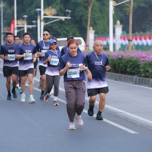 Race photo from KEMLU RUN 2026