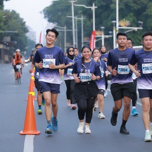 Race photo from KEMLU RUN 2026