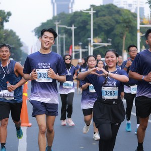 Race photo from KEMLU RUN 2026
