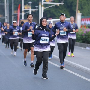 Race photo from KEMLU RUN 2026