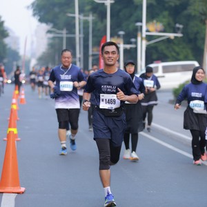Race photo from KEMLU RUN 2026