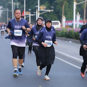 Race photo from KEMLU RUN 2026