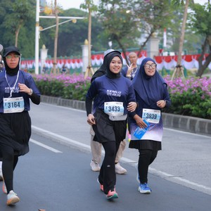 Race photo from KEMLU RUN 2026