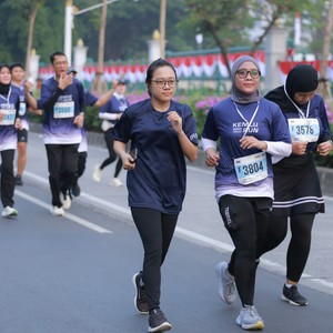 Race photo from KEMLU RUN 2026