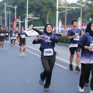 Race photo from KEMLU RUN 2026