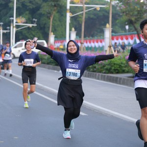 Race photo from KEMLU RUN 2026