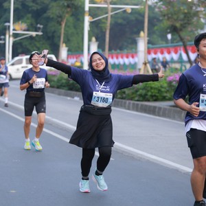 Race photo from KEMLU RUN 2026