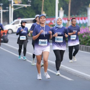 Race photo from KEMLU RUN 2026
