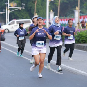 Race photo from KEMLU RUN 2026