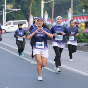 Race photo from KEMLU RUN 2026