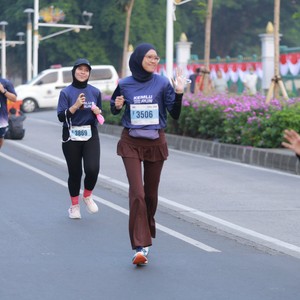 Race photo from KEMLU RUN 2026