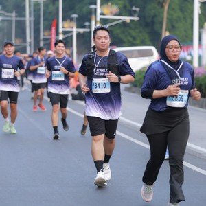 Race photo from KEMLU RUN 2026