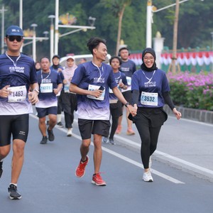 Race photo from KEMLU RUN 2026