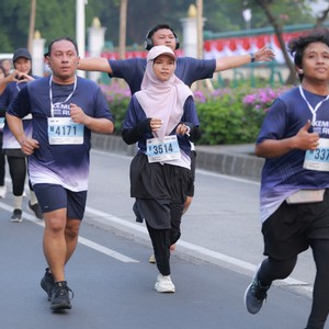 Race photo from KEMLU RUN 2026