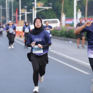 Race photo from KEMLU RUN 2026