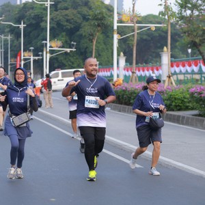 Race photo from KEMLU RUN 2026