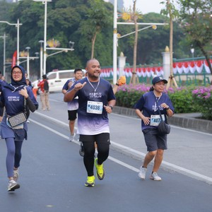 Race photo from KEMLU RUN 2026