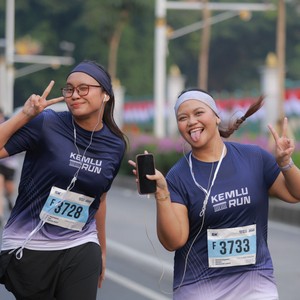 Race photo from KEMLU RUN 2026