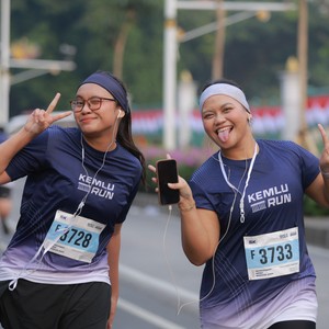 Race photo from KEMLU RUN 2026