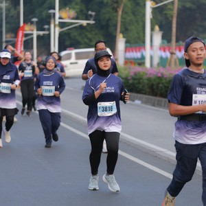 Race photo from KEMLU RUN 2026