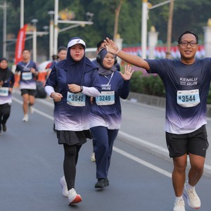 Race photo from KEMLU RUN 2026
