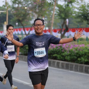 Race photo from KEMLU RUN 2026