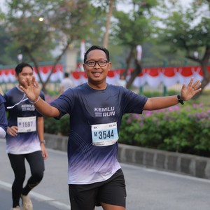 Race photo from KEMLU RUN 2026