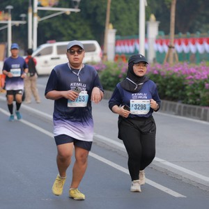 Race photo from KEMLU RUN 2026