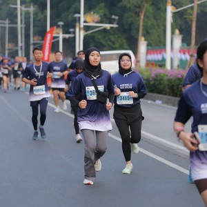 Race photo from KEMLU RUN 2026