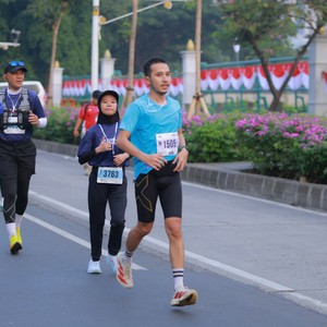 Race photo from KEMLU RUN 2026