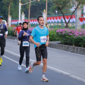Race photo from KEMLU RUN 2026