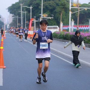 Race photo from KEMLU RUN 2026