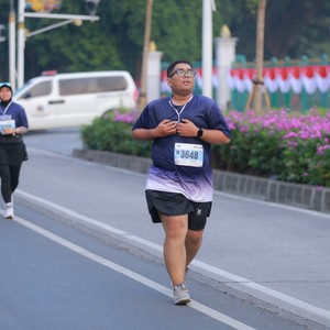 Race photo from KEMLU RUN 2026