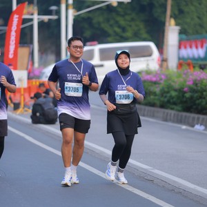 Race photo from KEMLU RUN 2026