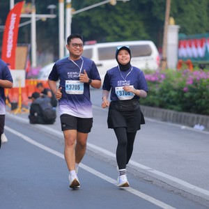 Race photo from KEMLU RUN 2026