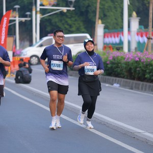 Race photo from KEMLU RUN 2026