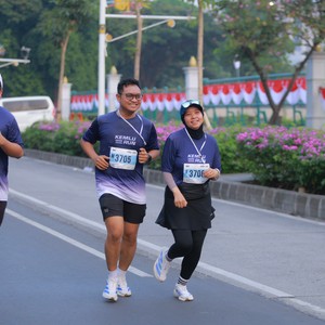 Race photo from KEMLU RUN 2026