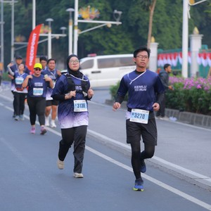 Race photo from KEMLU RUN 2026