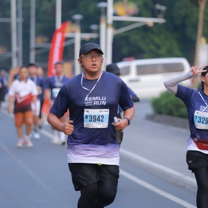 Race photo from KEMLU RUN 2026