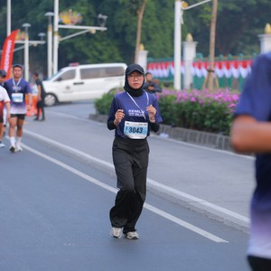 Race photo from KEMLU RUN 2026