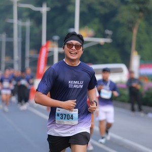 Race photo from KEMLU RUN 2026