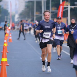 Race photo from KEMLU RUN 2026