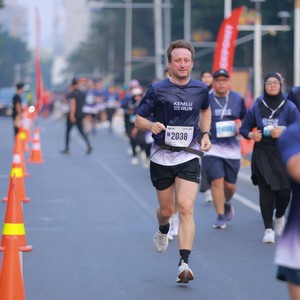 Race photo from KEMLU RUN 2026