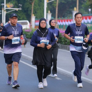 Race photo from KEMLU RUN 2026
