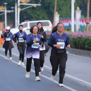 Race photo from KEMLU RUN 2026