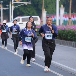 Race photo from KEMLU RUN 2026