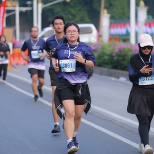 Race photo from KEMLU RUN 2026