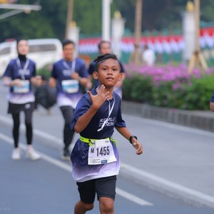 Race photo from KEMLU RUN 2026