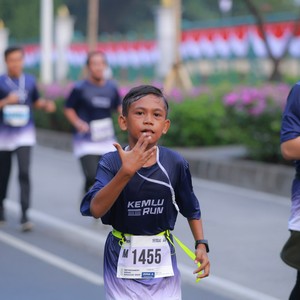 Race photo from KEMLU RUN 2026